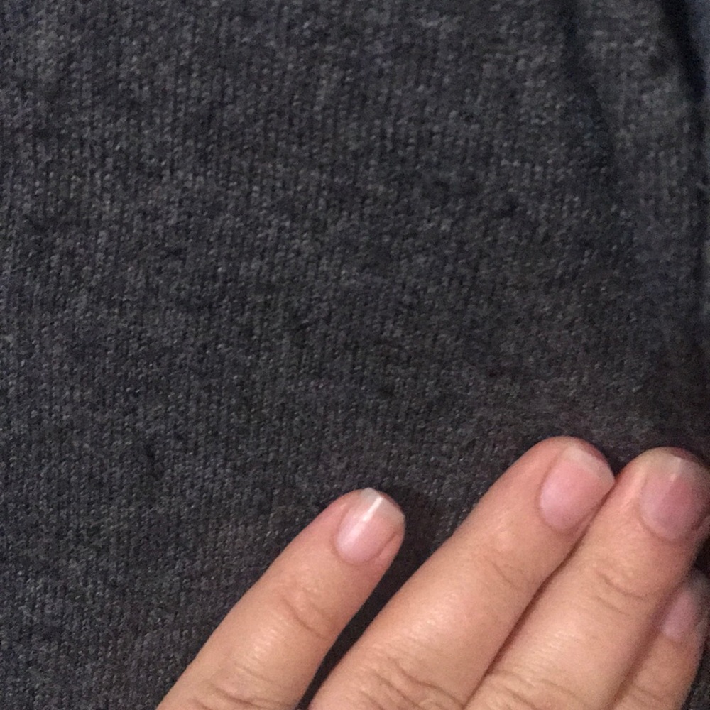 Gray Kenneth Cole Ruffle Cardigan - Picture 7 of 8